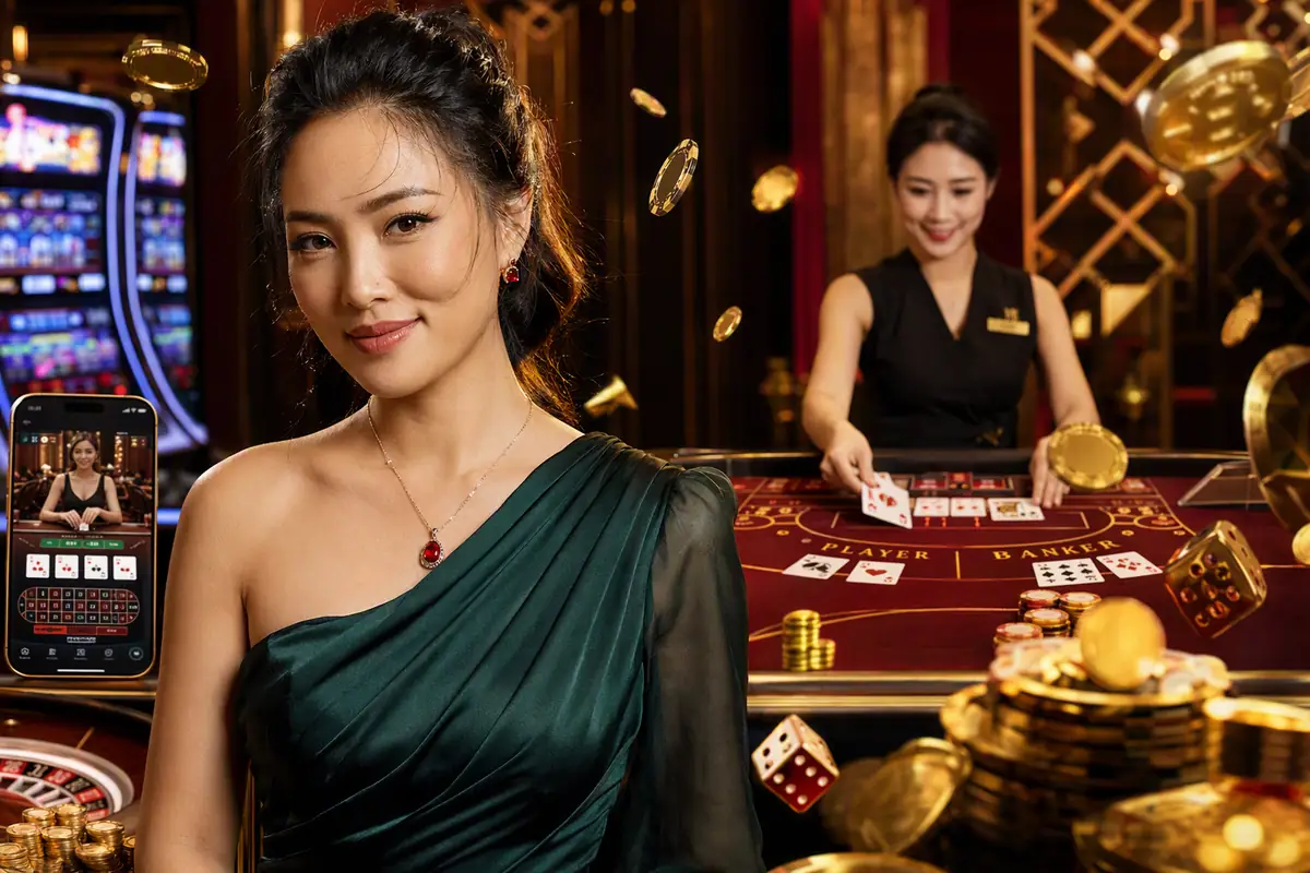 i1kiss live casino baccarat dealer nyata